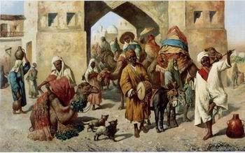 unknow artist Arab or Arabic people and life. Orientalism oil paintings 134 oil painting image